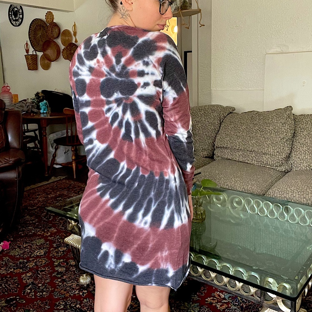 Ivory Ella tie dye dress - Picture 3 of 6